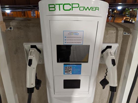 EV charger at Albany Parking Authority - Quackenbush Garage