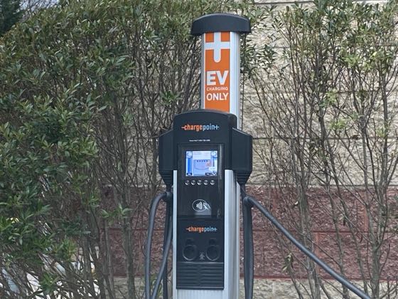 EV charger at Kelly & Hayes Electrical Supply