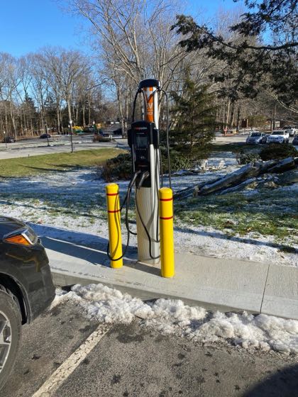 EV charger at The Spa at Norwich Inn