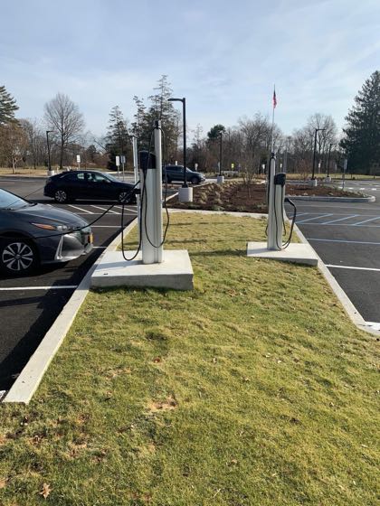 EV charger at Crawford Park