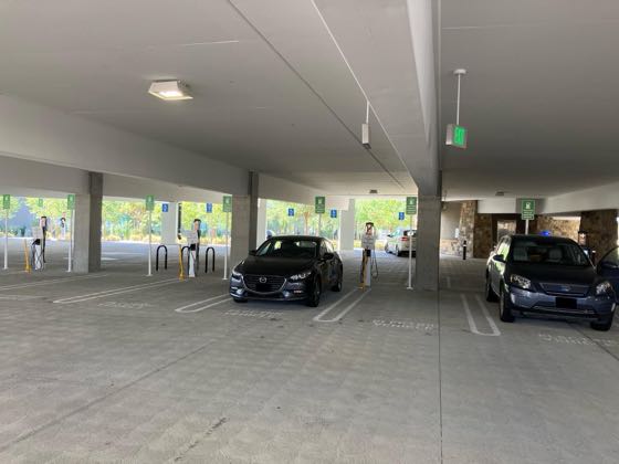 EV charger at Lake Forest Civic Center - North