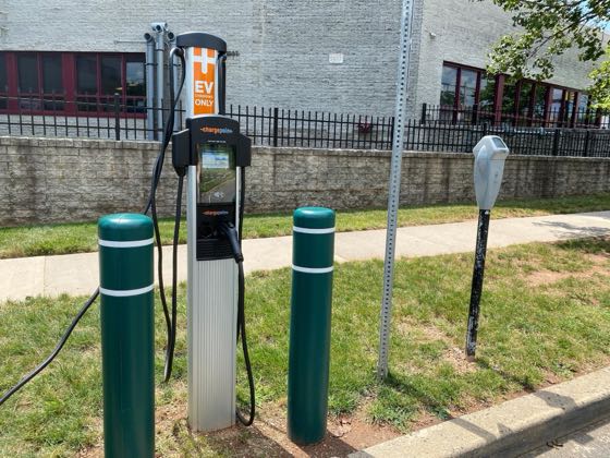 EV charger at Somerset County Jail