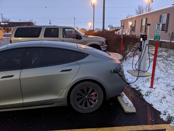 EV charger at Rushville Hospital