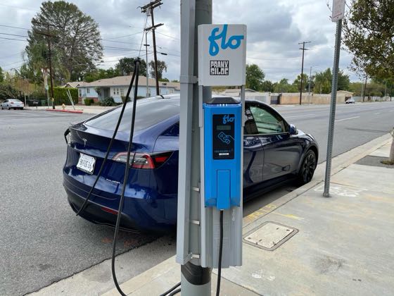 EV charger at Tampa Avenue Parking/Charging