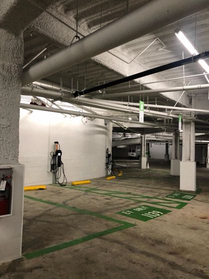 EV charger at One Culver