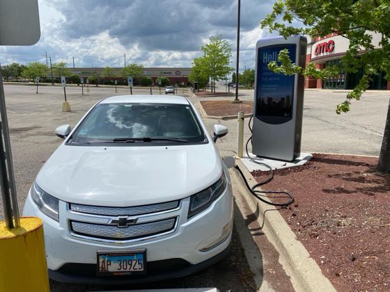 EV charger at AMC Lake In The Hills 12