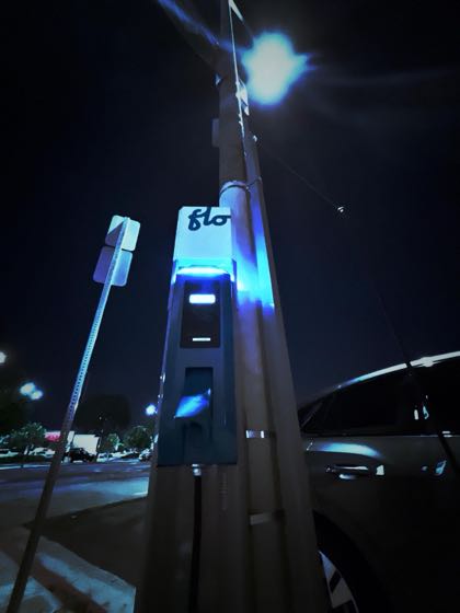EV charger at S Orange Grove Ave & Pico Blvd Parking