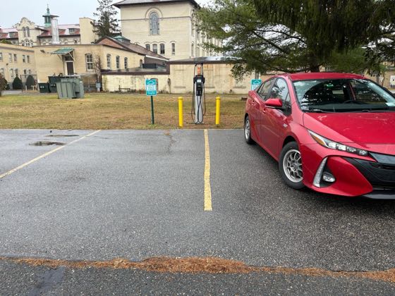 EV charger at Shepherd's Gate Academy
