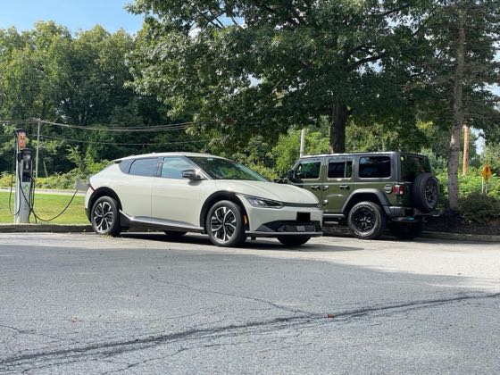 EV charger at Sofia’s of Clifton Park Italian Cruisine