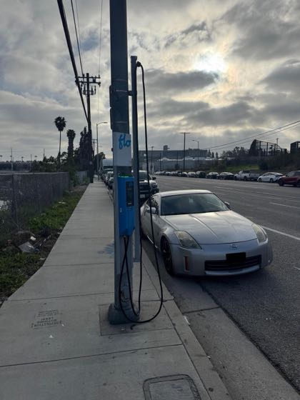 EV charger at Jefferson Blvd Parking/Charging