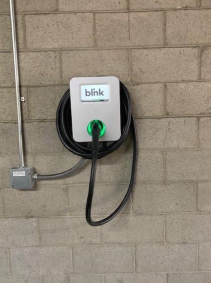 EV charger at United Valet Parking