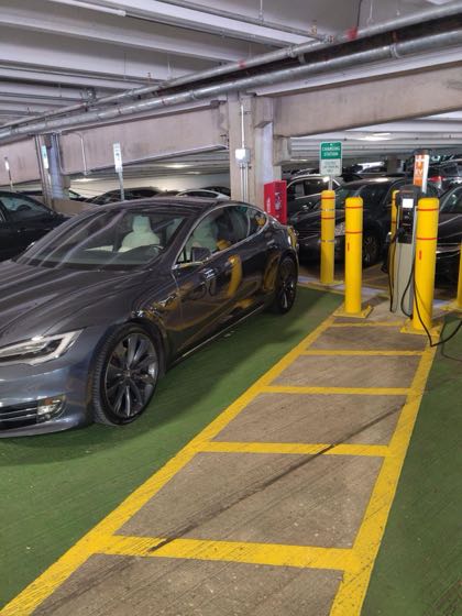 EV charger at Advocate Health Care Garage D