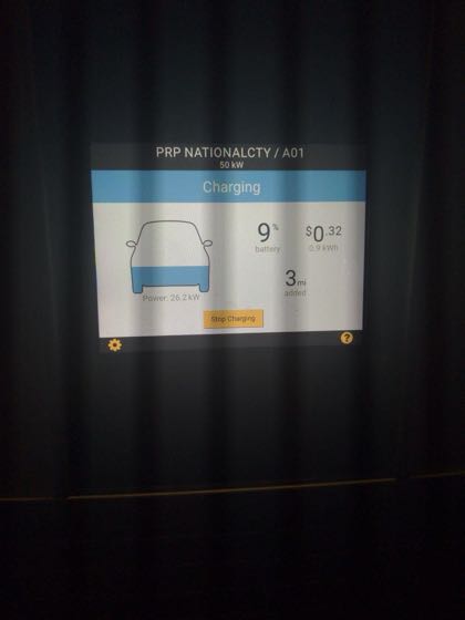 EV charger at 805/54 Freeway Park & Ride