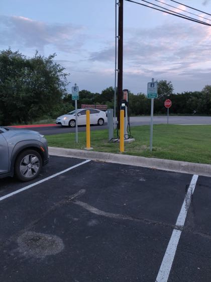 EV charger at Peterson Regional Medical Center