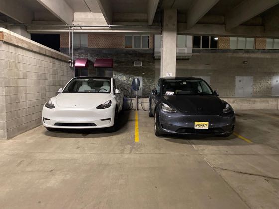 EV charger at 4 Main St Garage