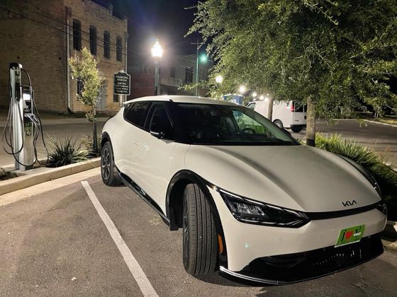 EV charger at E North Railroad St Parking/Charging