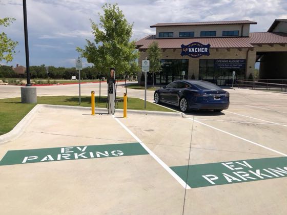 EV charger at Windmill Center