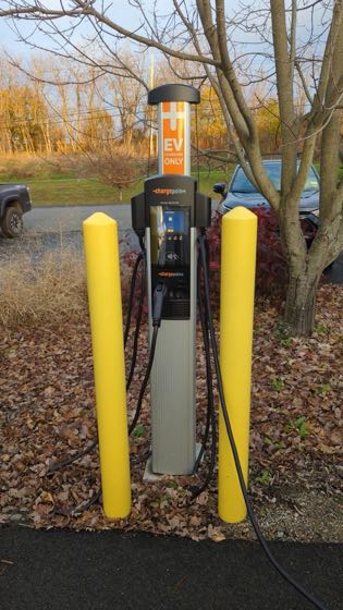 EV charger at Roeliff-Jansen Community Library