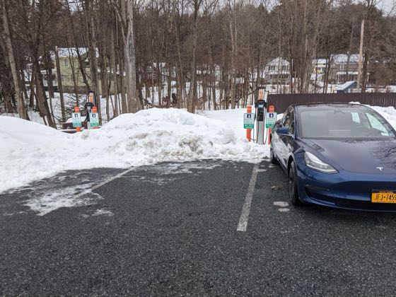 EV charger at Town of Bolton Public Parking Lot
