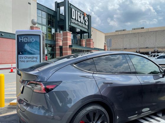 EV charger at Deerbrook Mall - DICK'S Sporting Goods