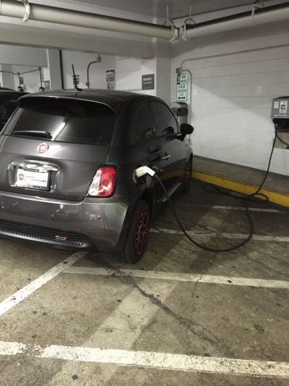 EV charger at Santa Monica Place - Garage 7 (1)
