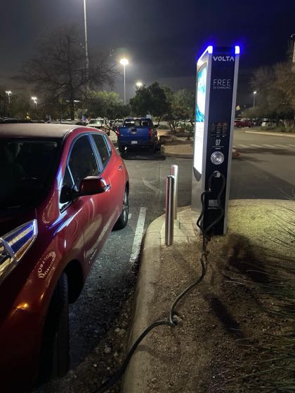 EV charger at The Shops at La Cantera - Nordstrom