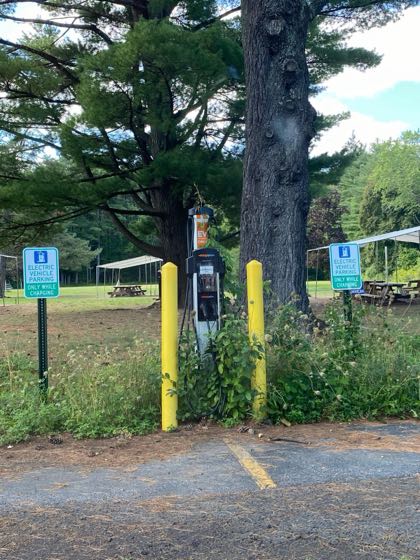 EV charger at City of Glens Falls Glen Street Parking Lot