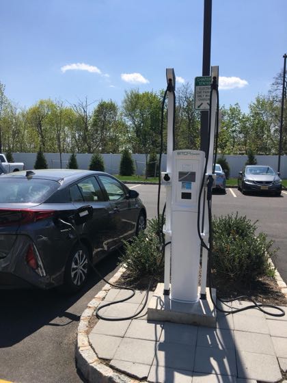 EV charger at Somerville Parc