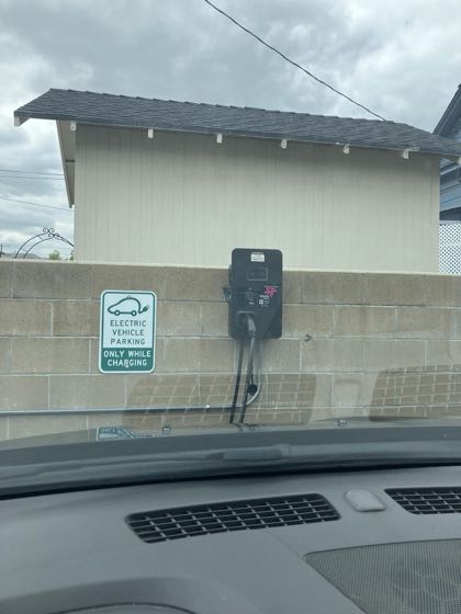 EV charger at Colton City Planning