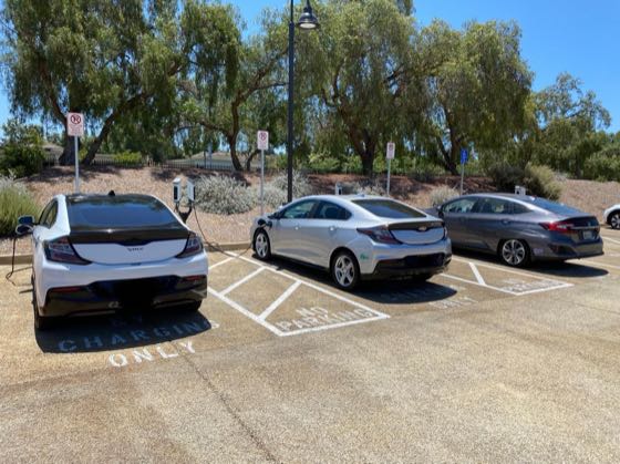 EV charger at Aliso Viejo Ranch