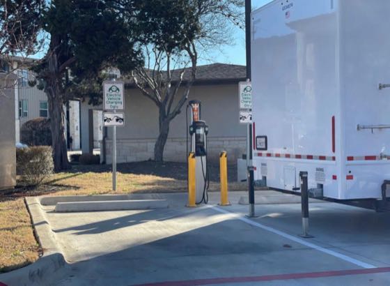 EV charger at Terra Apartments