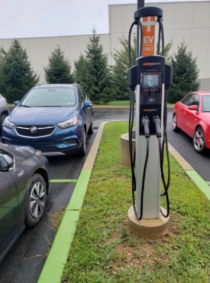 EV charger at Northampton County Area Agency on Aging