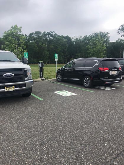 EV charger at Mainland Hospital Campus - Visitors Parking