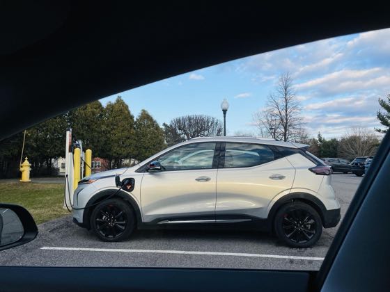 EV charger at Terrace At Beverwyck - North