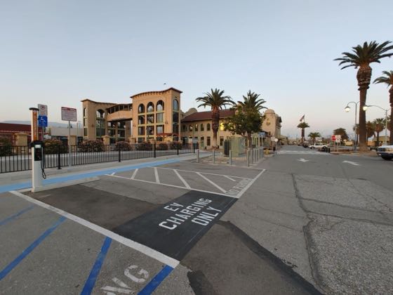 EV charger at San Bernardino County Transportation Authority - West Lot