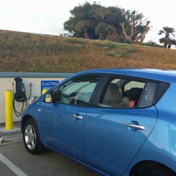 EV charger at Ocean Ave Public Parking