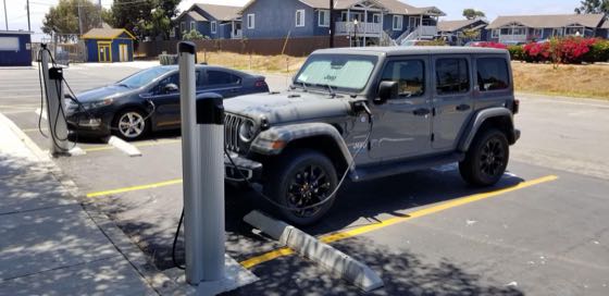 EV charger at Imperial Beach Sports Park