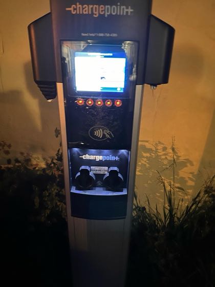 EV charger at SP+ Parking