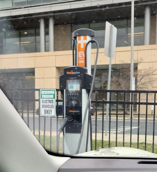 EV charger at Northampton County Courthouse