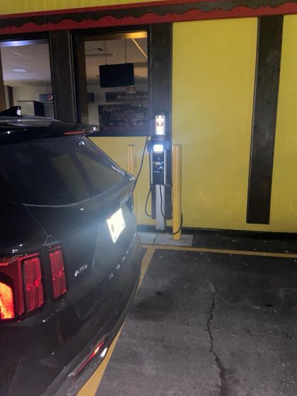 EV charger at Mousehouse Cheesehaus