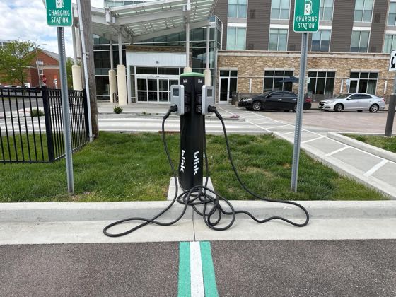 EV charger at Hyatt Place