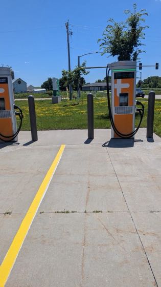 EV charger at Urban Fuel Express