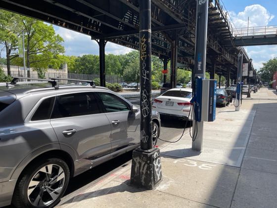 EV charger at Broadway Parking/Charging