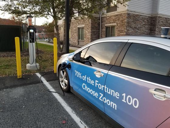 EV charger at Homewood Suites by Hilton