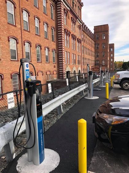 EV charger at The Lofts at Harmony Mills (2)