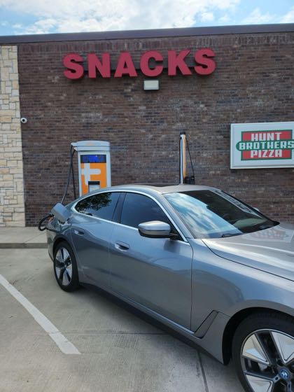 EV charger at Chevron