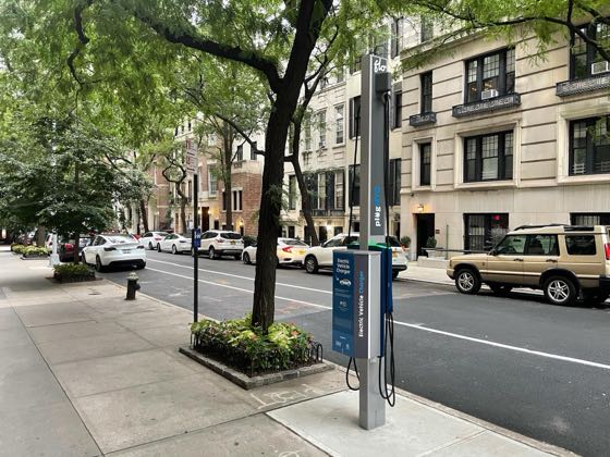 EV charger at E 78th St Parking/Charging