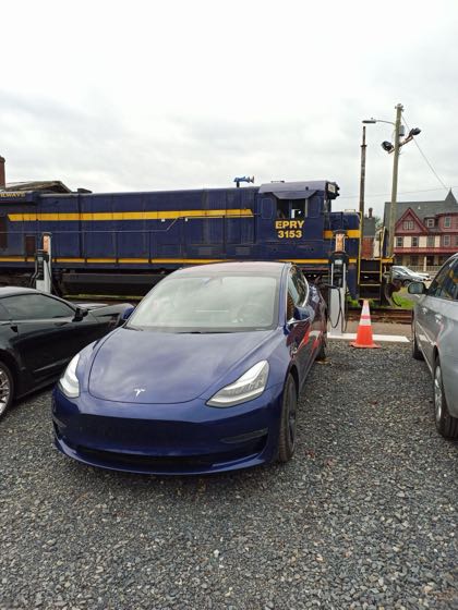EV charger at Trolley Barn Public Market