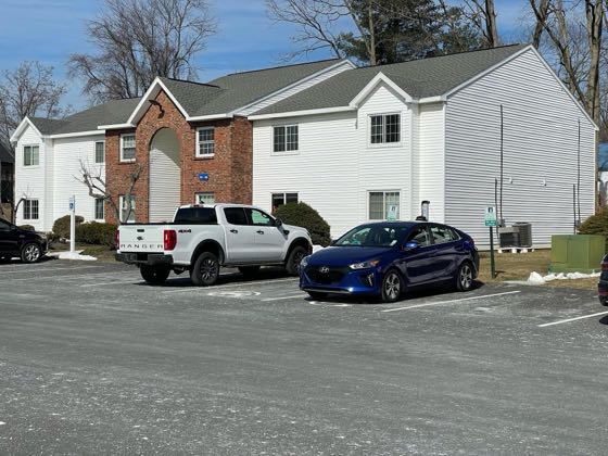 EV charger at Adams Station Apartments - 401 Astor Ct