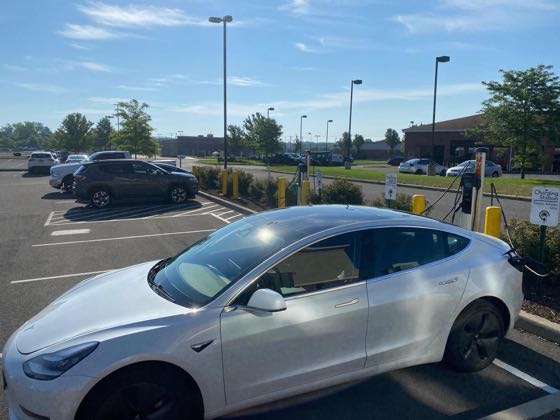EV charger at Homewood Suites by Hilton